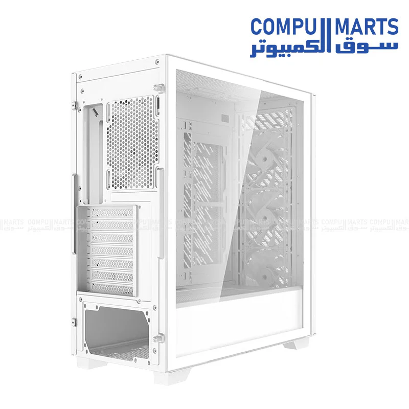 XPG VALOR Air Pro Mid-Tower Gaming Case – Tempered Glass, 4× ARGB Fans, E-ATX Support, 360mm Radiator, Type-C, Black/White - Image 9