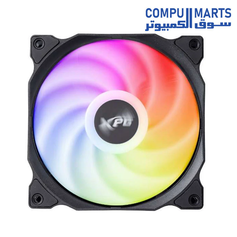 XPG Vento 120 ARGB Case Fan/Cooler for PC  9 LEDs, 1200 RPM, 45.3 CFM Fan Airflow - Image 2