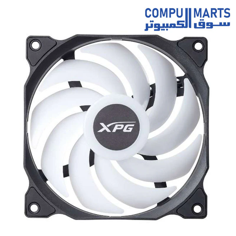 XPG Vento 120 ARGB Case Fan/Cooler for PC  9 LEDs, 1200 RPM, 45.3 CFM Fan Airflow - Image 4