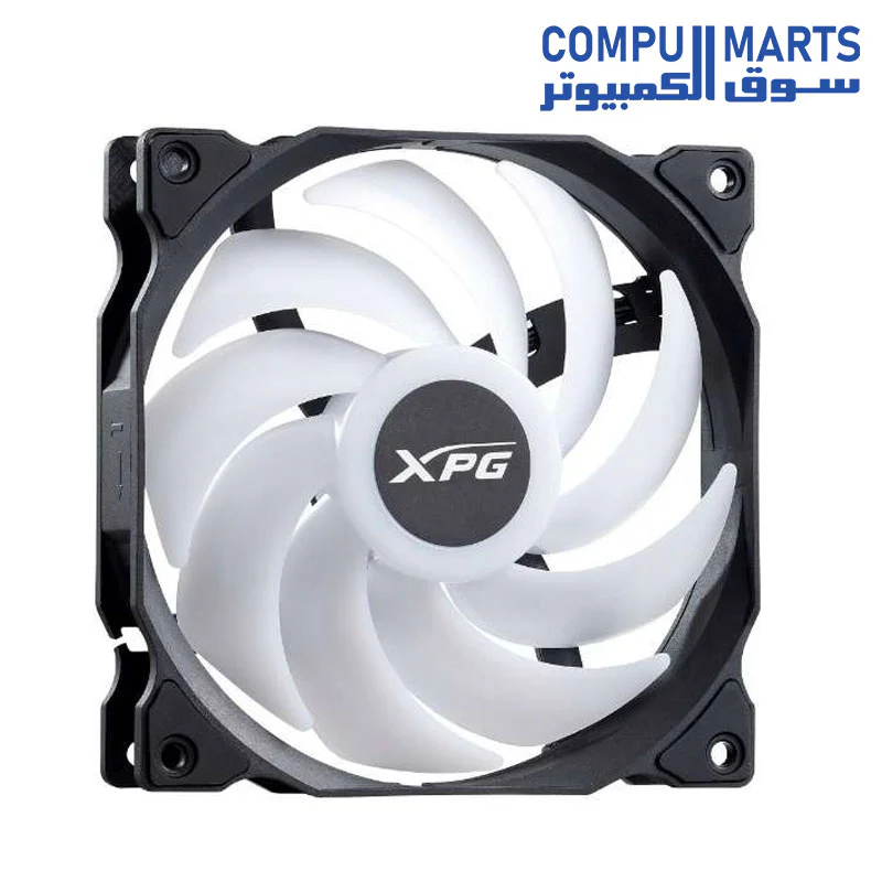 XPG Vento 120 ARGB Case Fan/Cooler for PC  9 LEDs, 1200 RPM, 45.3 CFM Fan Airflow - Image 5