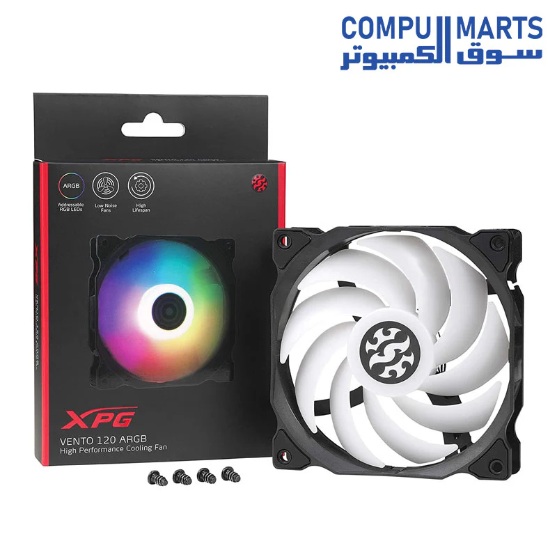 XPG Vento 120 BKCWW High Prefprmance Cooling Fan - Image 8