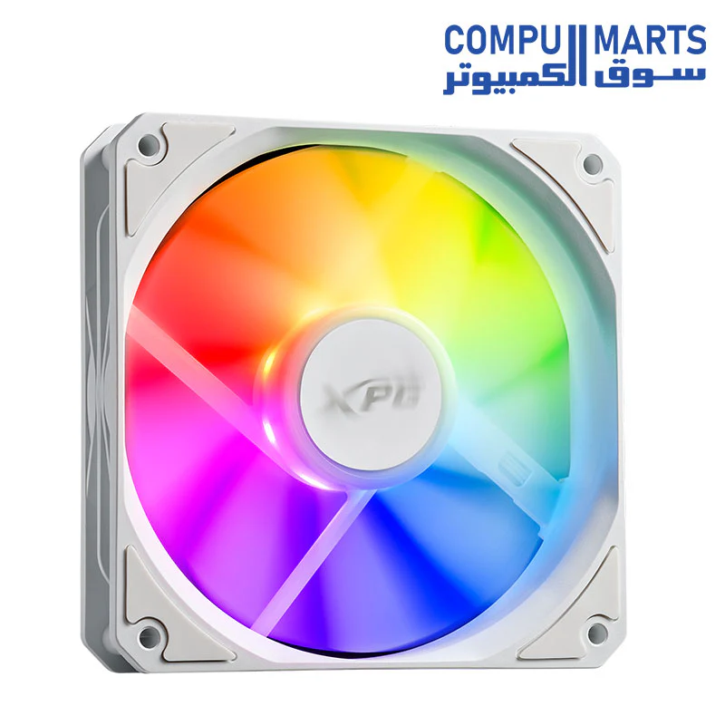 XPG VENTO R ARGB REVERSE Case Fan 120mm — 3x pack, 45.3 CFM, 23 dBA - Image 3