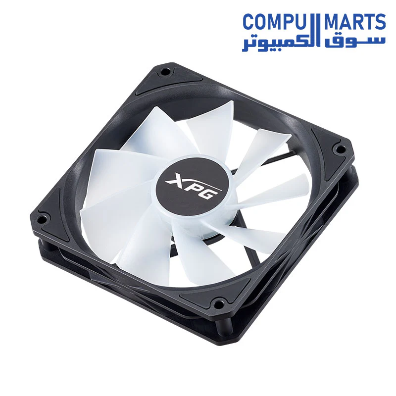 XPG VENTO R ARGB REVERSE Case Fan 120mm — 3x pack, 45.3 CFM, 23 dBA - Image 4