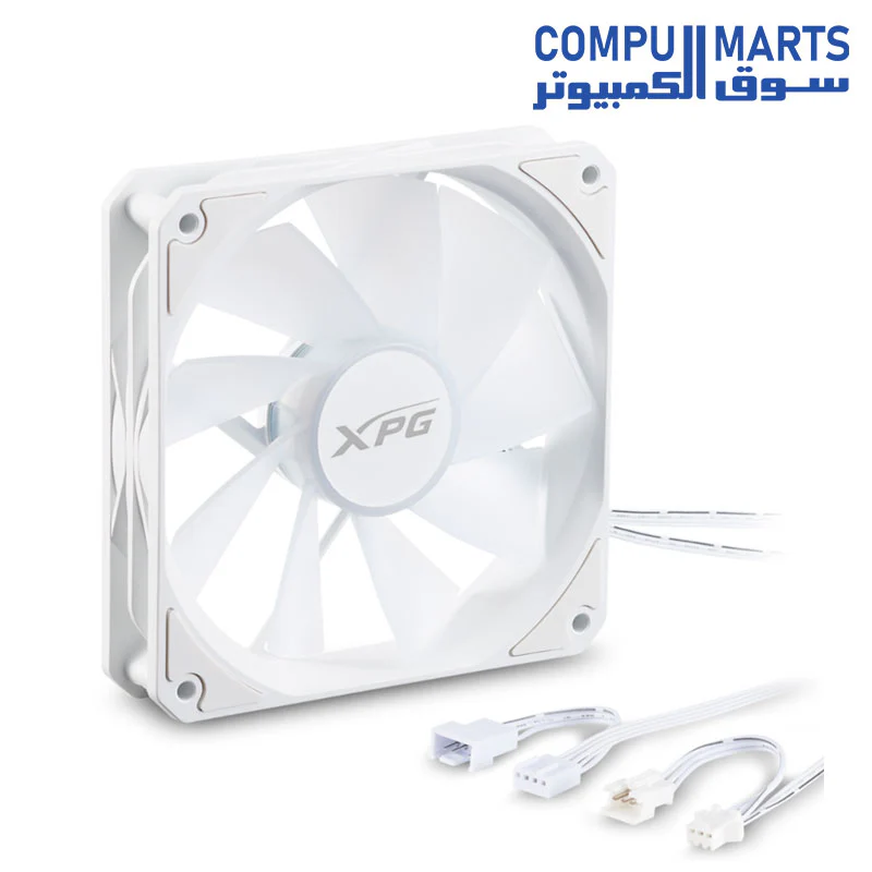 XPG VENTO R ARGB REVERSE Case Fan 120mm — 3x pack, 45.3 CFM, 23 dBA - Image 7
