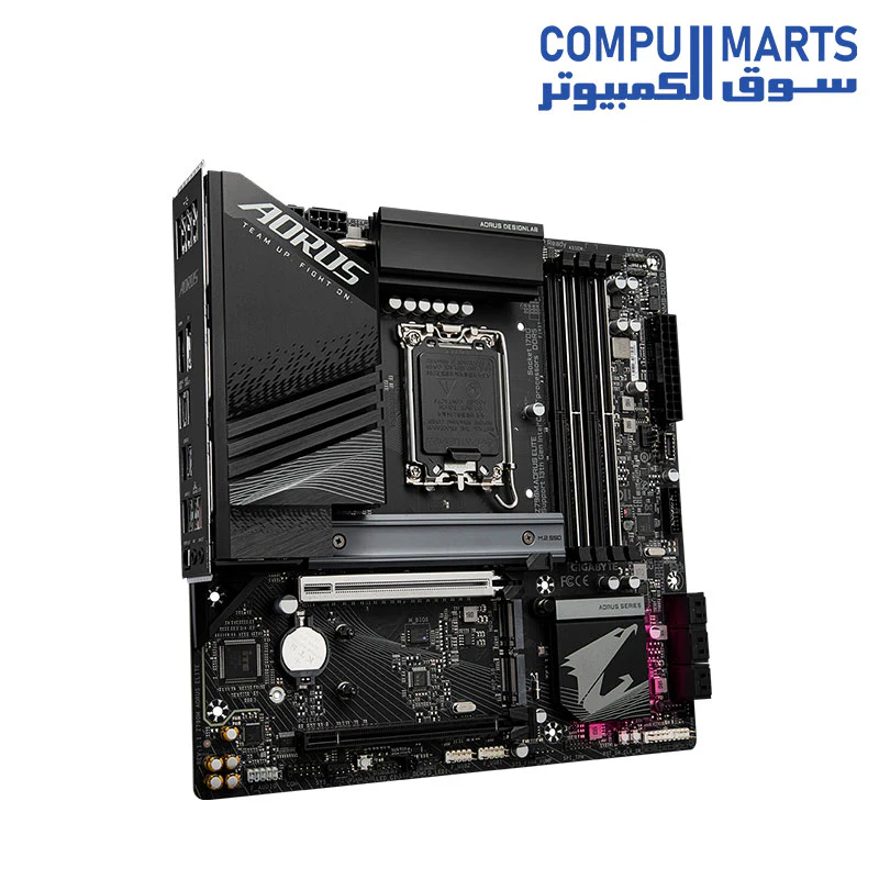 GIGABYTE Z790M AORUS ELITE Motherboard – Intel LGA1700 – Micro-ATX – DDR5 – PCIe 5.0 – M.2 – USB 3.2 – Supports Intel 14th / 13th / 12th Gen - Image 3