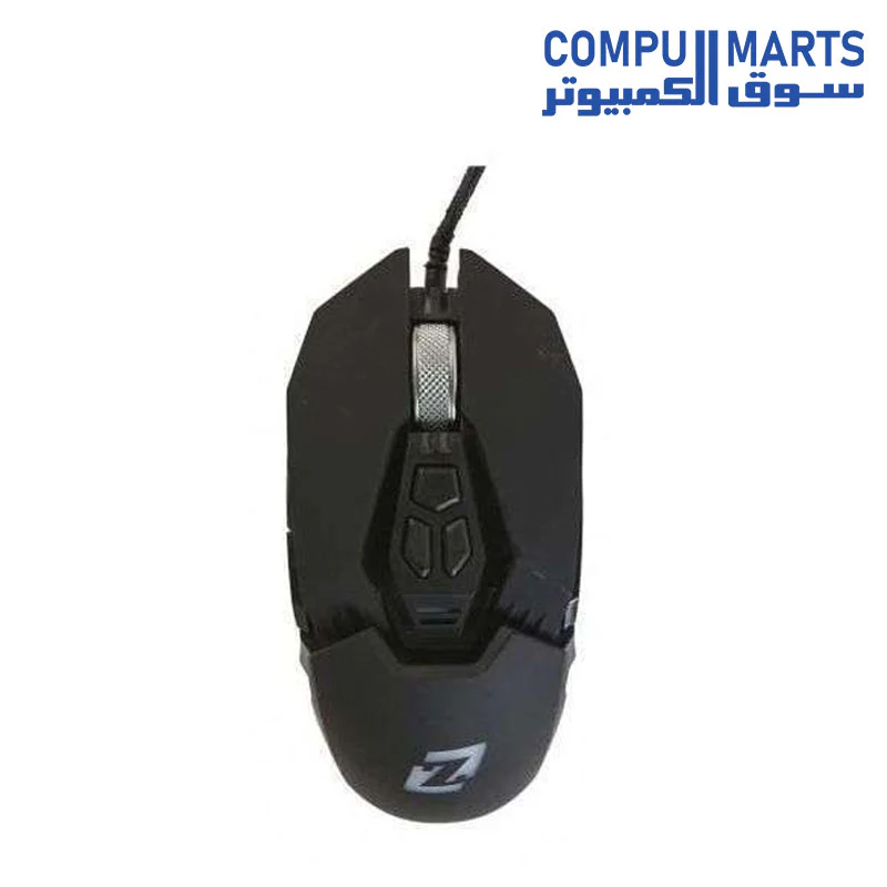 Zero Electronics ZR-2200 Wired Gaming Mouse - Black - Image 3