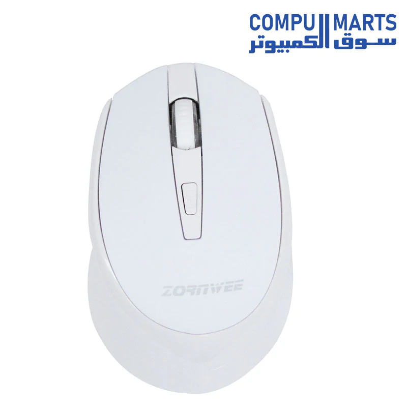 ZornWee Mouse W220, Wireless, White - 616 - Image 2