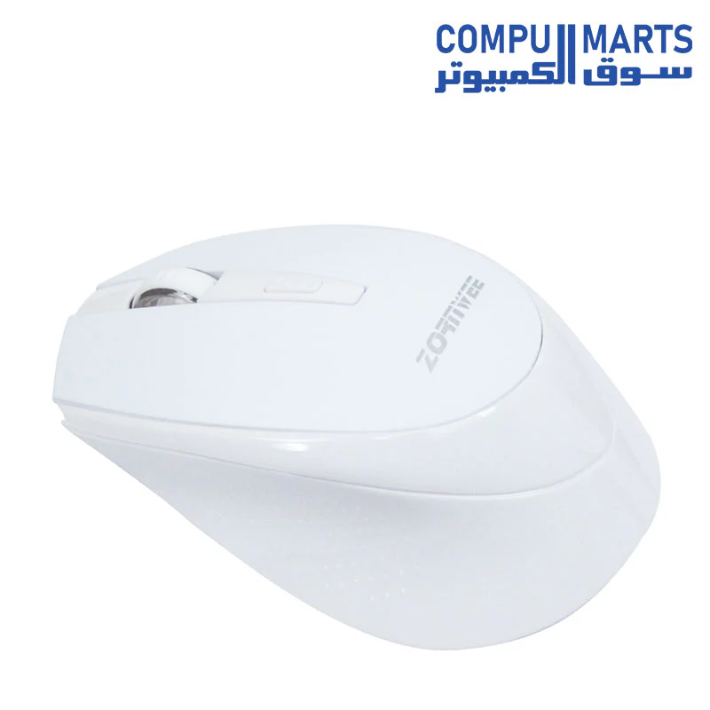 ZornWee Mouse W220, Wireless, White - 616 - Image 3