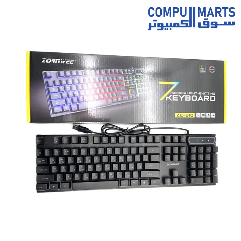 Zornwee ZE-510 RGB Keyboard - Image 4