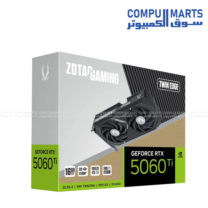 ZOTAC GAMING GeForce RTX 5060 Ti Twin Edge 16GB GDDR7 Graphics Card – DLSS 4, IceStorm 2.0, PCIe 5.0 - Image 6