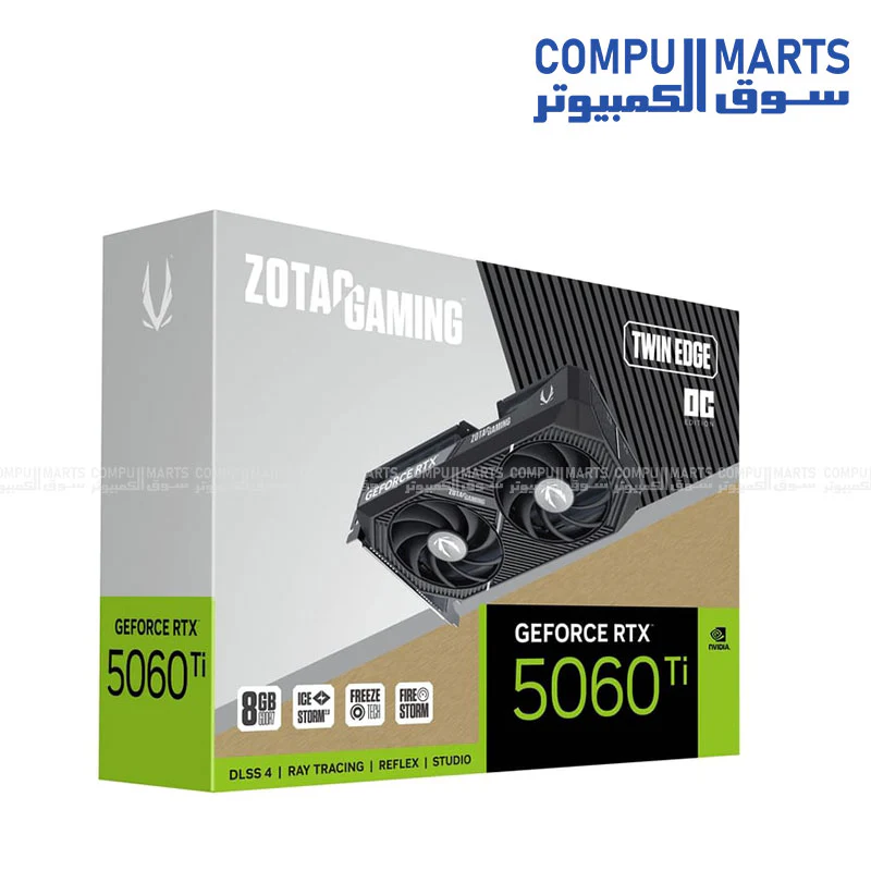 ZOTAC GAMING GeForce RTX 5060 Ti Twin Edge OC 8GB GDDR7 Graphics Card – DLSS 4, IceStorm 2.0 Cooling - Image 7